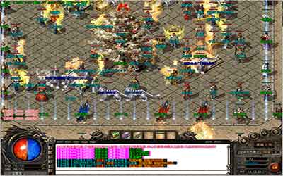 热血传奇:玩家进到游戏中能够 在盟重土城缓冲区下边寻找初中级